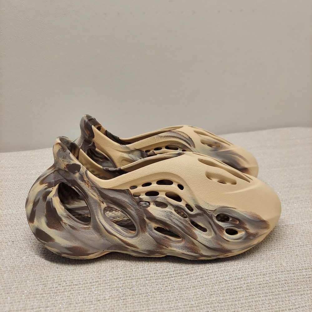 Adidas Yeezy Foam Runner MX Cream Clay Tan Brown Marbled Shoes GX3978 Mens 6
